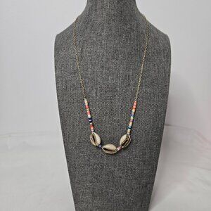 J crew factory beads and shells necklace